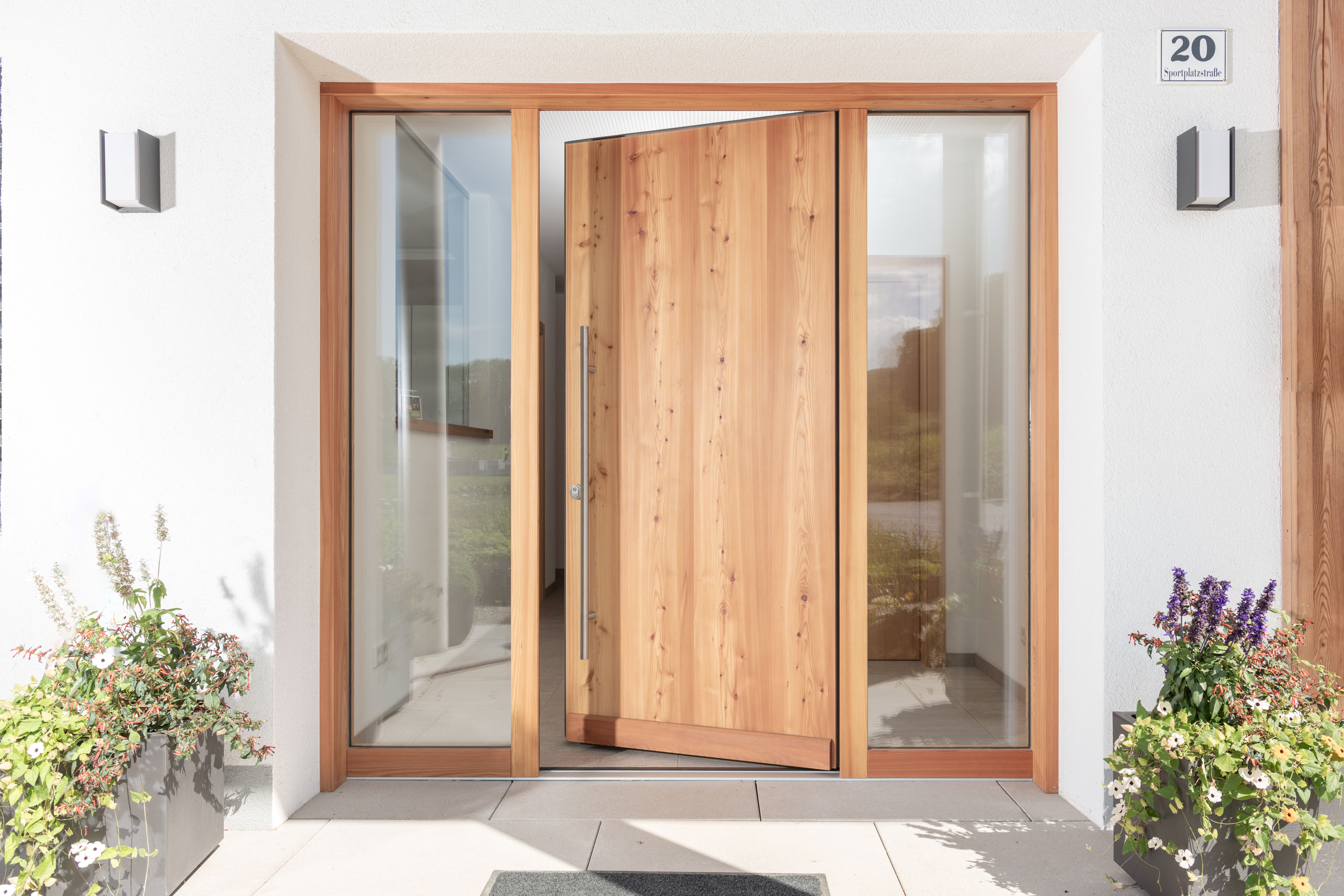 Haustüre aus Lärchenholz » Haberl Türen
